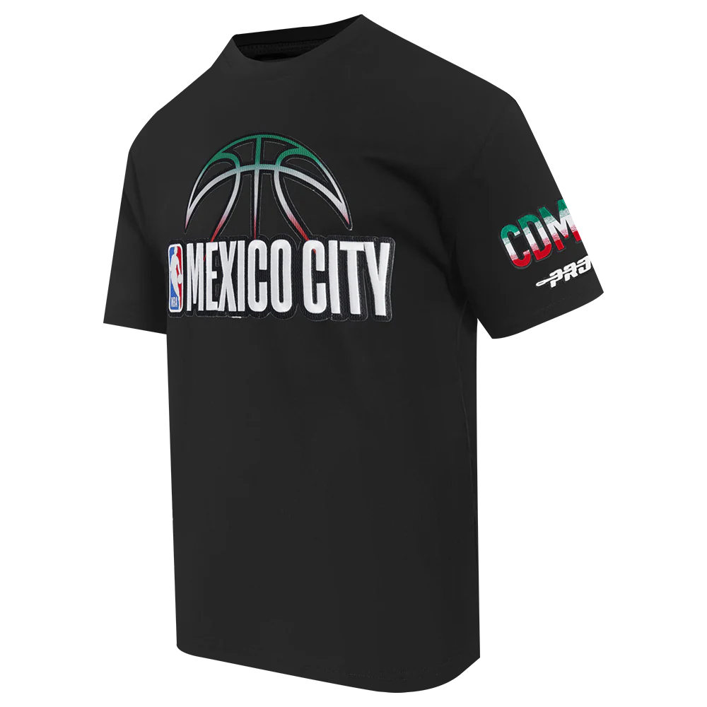 NBA NBA MEXICO CITY GAME 2025 MEN'S CJ DROP SHOULDER TEE (BLACK) - Image 2