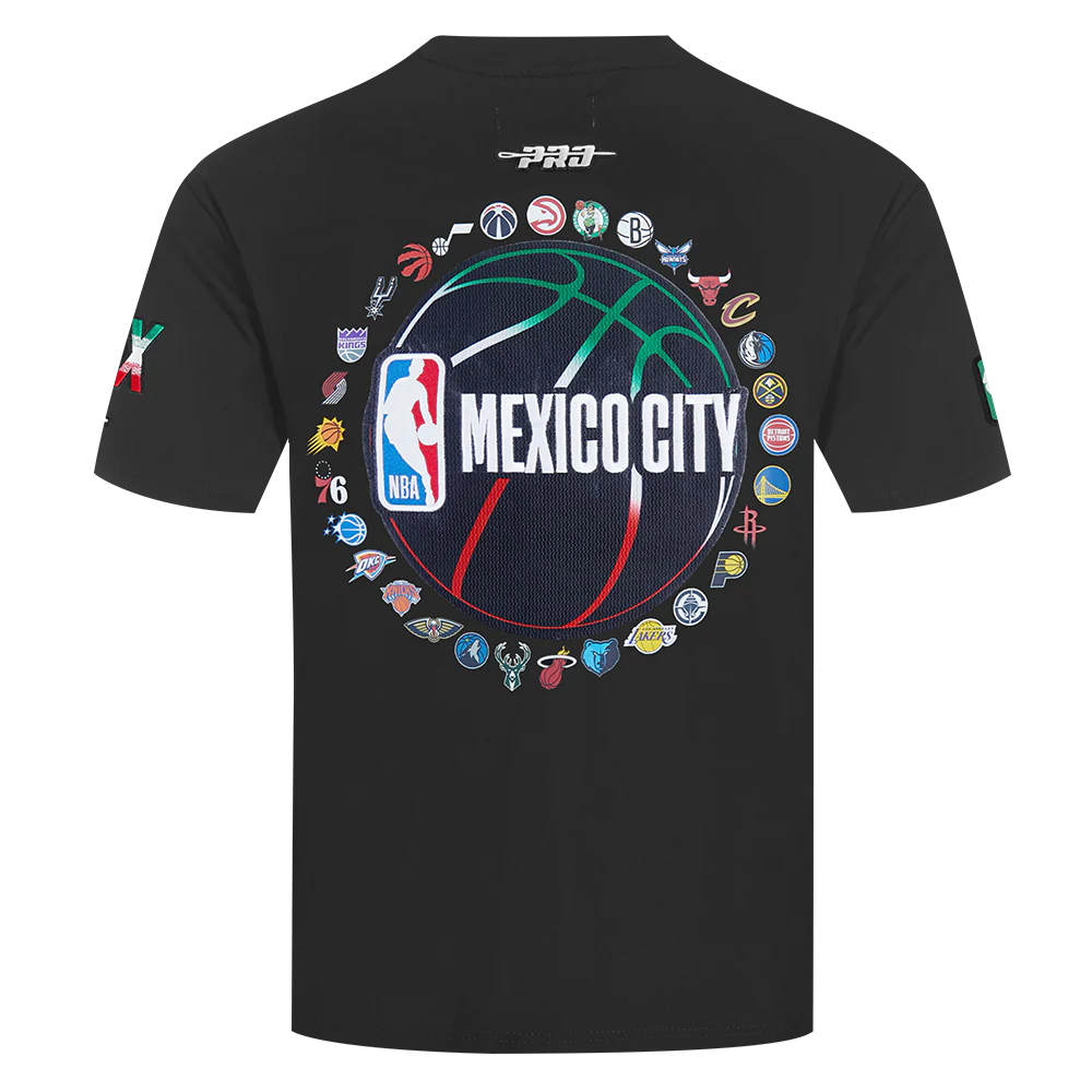 NBA NBA MEXICO CITY GAME 2025 MEN'S CJ DROP SHOULDER TEE (BLACK) - Image 3