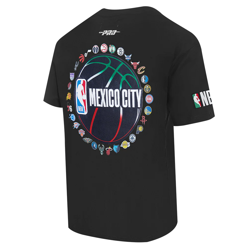 NBA NBA MEXICO CITY GAME 2025 MEN'S CJ DROP SHOULDER TEE (BLACK) - Image 4