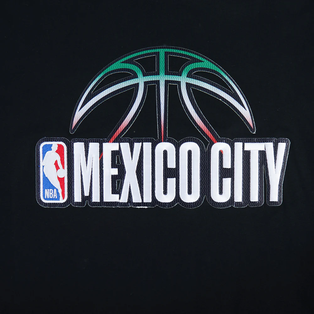 NBA NBA MEXICO CITY GAME 2025 MEN'S CJ DROP SHOULDER TEE (BLACK) - Image 5