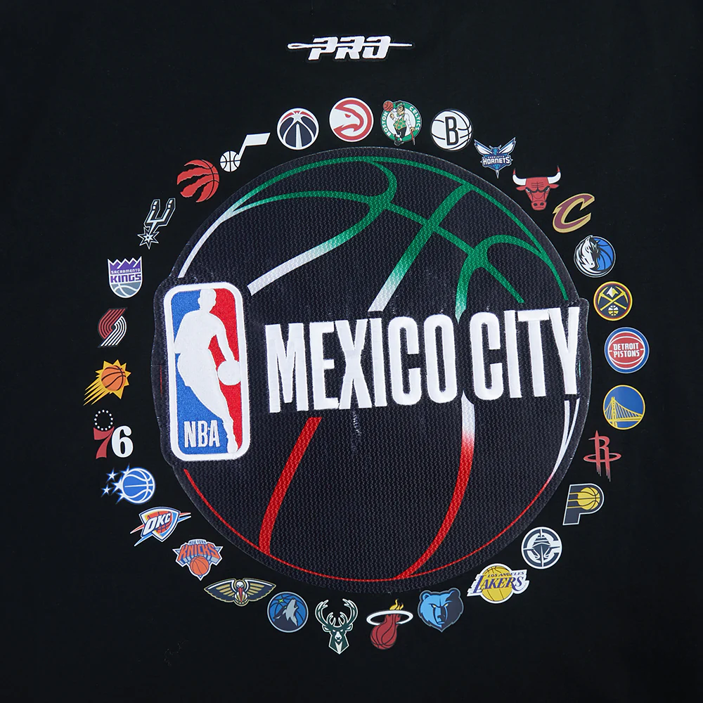 NBA NBA MEXICO CITY GAME 2025 MEN'S CJ DROP SHOULDER TEE (BLACK) - Image 8