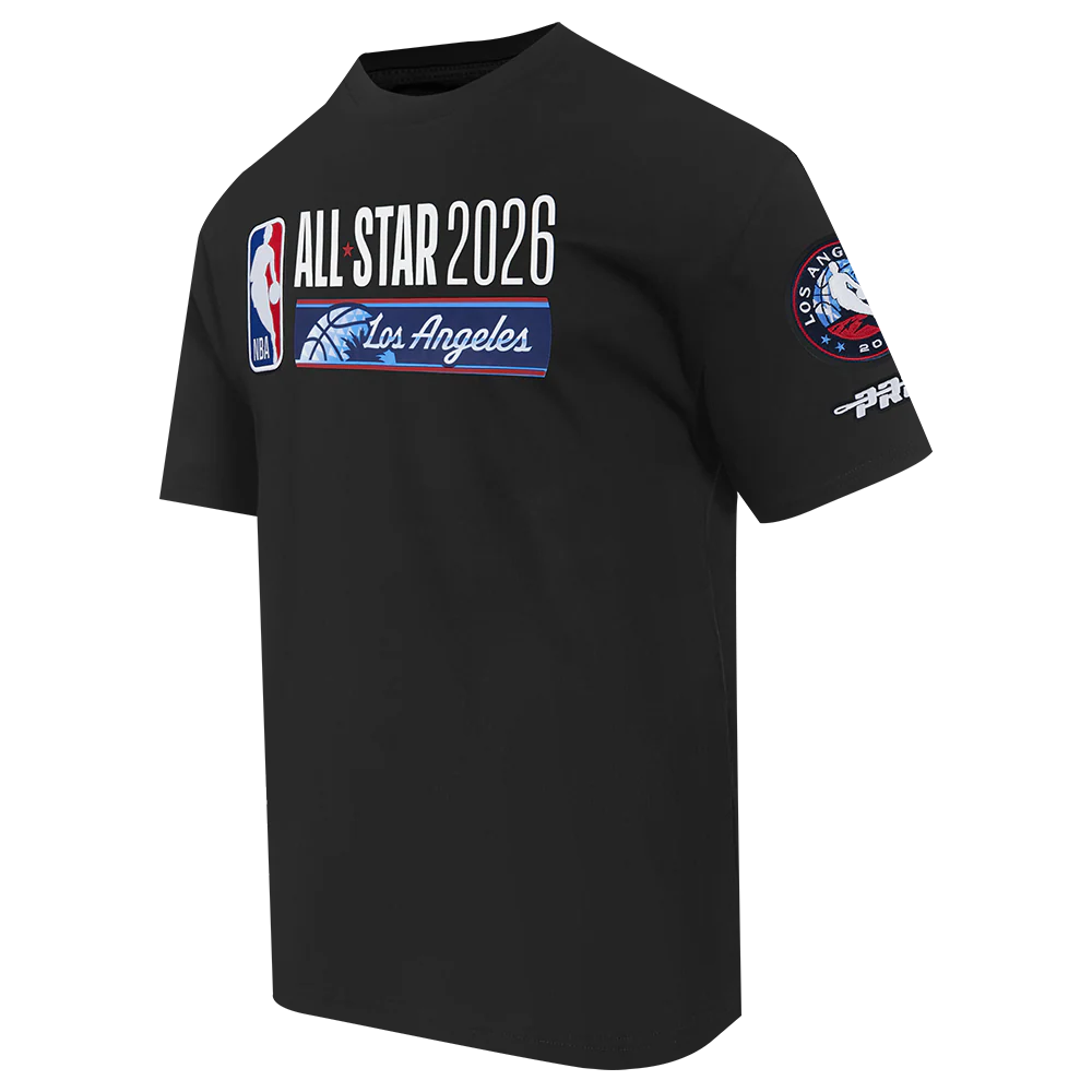 NBA ALL STAR 2026 MEN'S CJ DROP SHOULDER TEE (BLACK) - Image 4