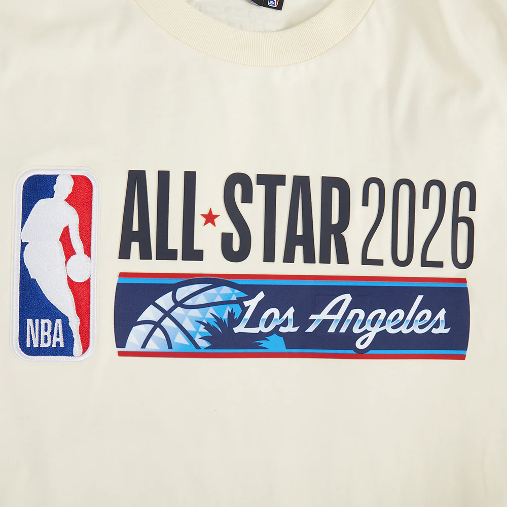 NBA ALL STAR 2026 MEN'S CJ DROP SHOULDER TEE (EGGSHELL) - Image 9