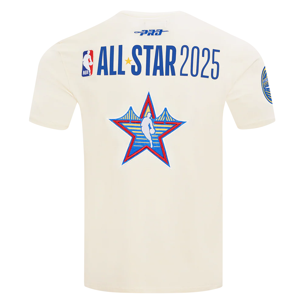 NBA ALL STAR 2025 MEN'S SINGLE JERSEY TEE (EGGSHELL) - Image 3