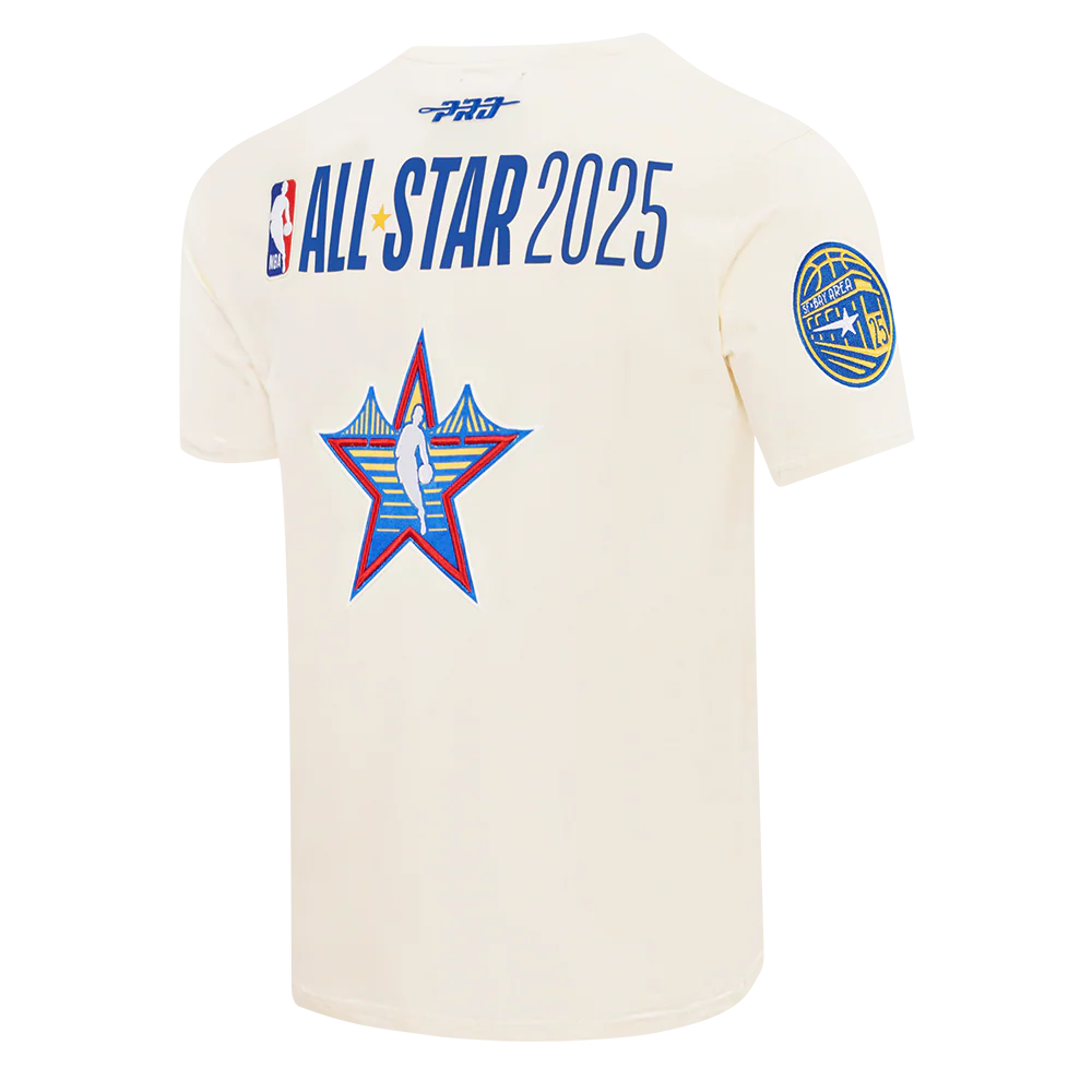 NBA ALL STAR 2025 MEN'S SINGLE JERSEY TEE (EGGSHELL) - Image 4