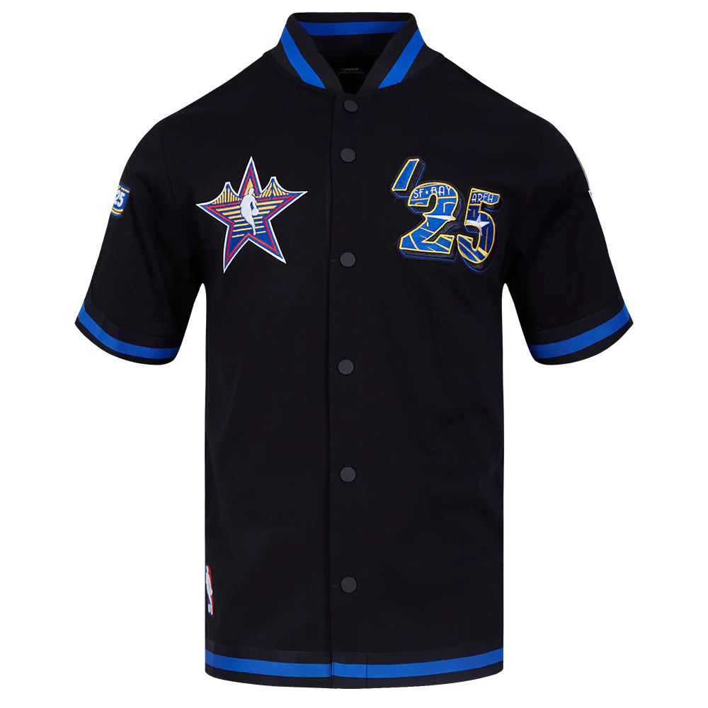 NBA ALL STAR 2025 PRO SS DOUBLE KNIT JACKET  (BLACK/ROYAL BLUE/BLACK)