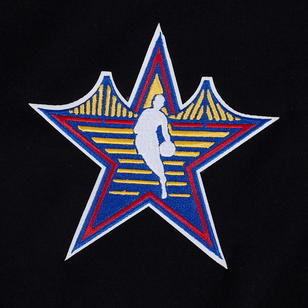 NBA ALL STAR 2025 PRO SS DOUBLE KNIT JACKET  (BLACK/ROYAL BLUE/BLACK) - Image 6