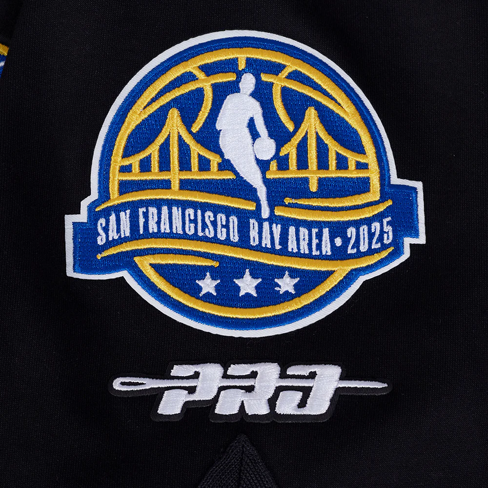 NBA ALL STAR 2025 PRO SS DOUBLE KNIT JACKET  (BLACK/ROYAL BLUE/BLACK) - Image 7