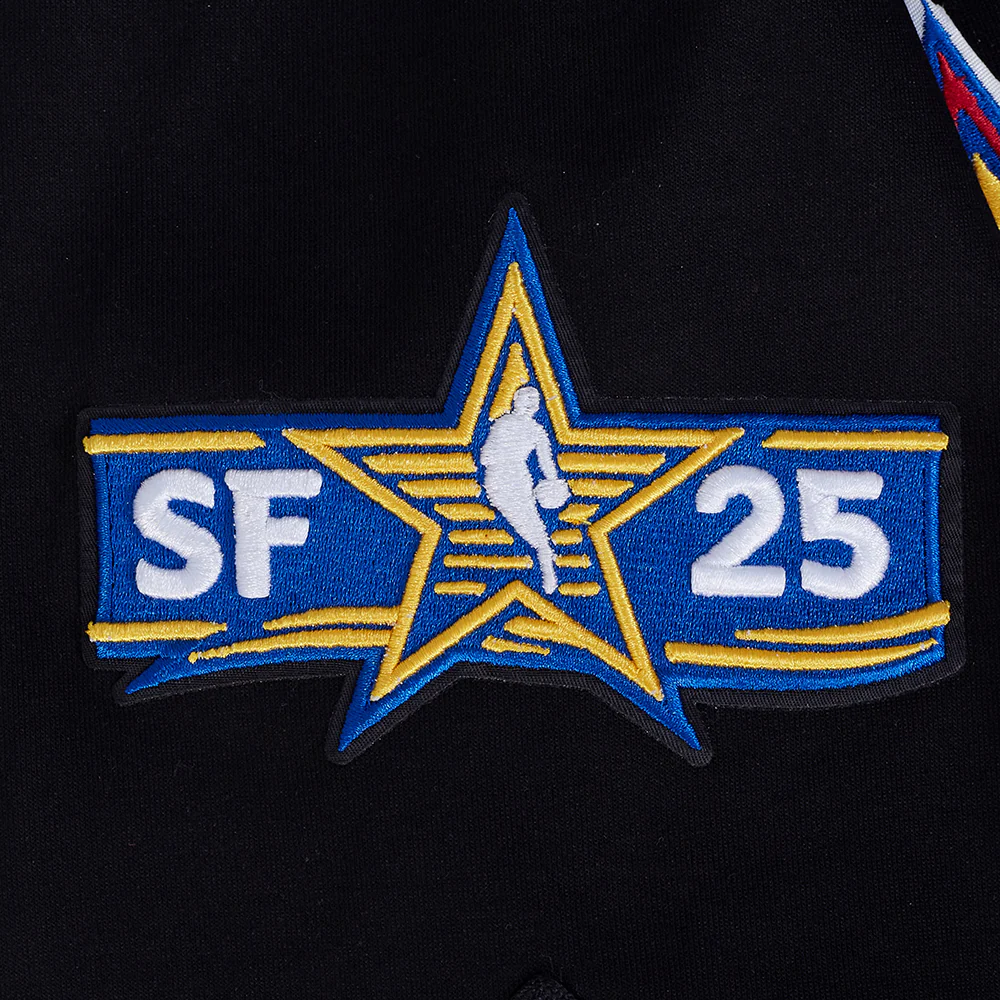 NBA ALL STAR 2025 PRO SS DOUBLE KNIT JACKET  (BLACK/ROYAL BLUE/BLACK) - Image 8