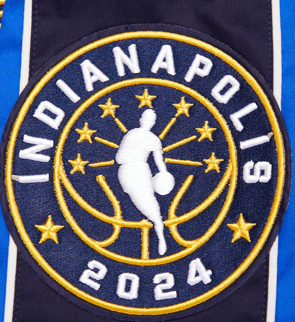 NBA ALL STAR GAME 2024 MEN'S TWILL JACKET (MIDNIGHT NAVY/ROYAL BLUE) - Image 8