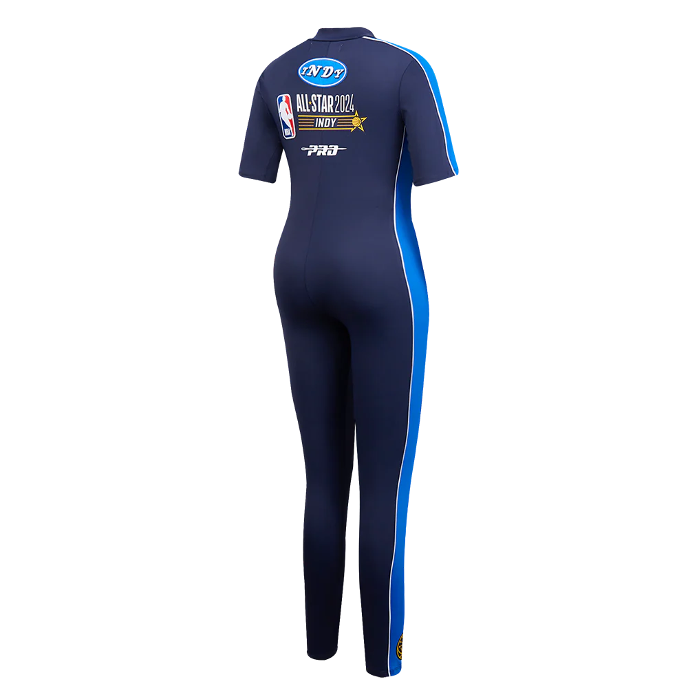 NBA ALL STAR GAME 2024 WOMEN'S FULL BODY SUIT (MIDNIGHT NAVY/ROYAL BLUE) - Image 3