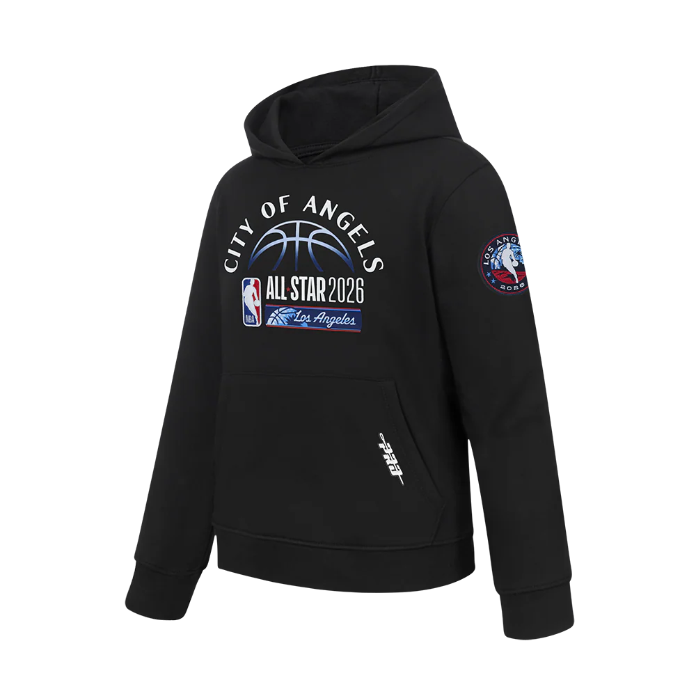NBA ALL STAR 2026 BIG BOYS FLEECE PO HOODIE (BLACK) - Image 5