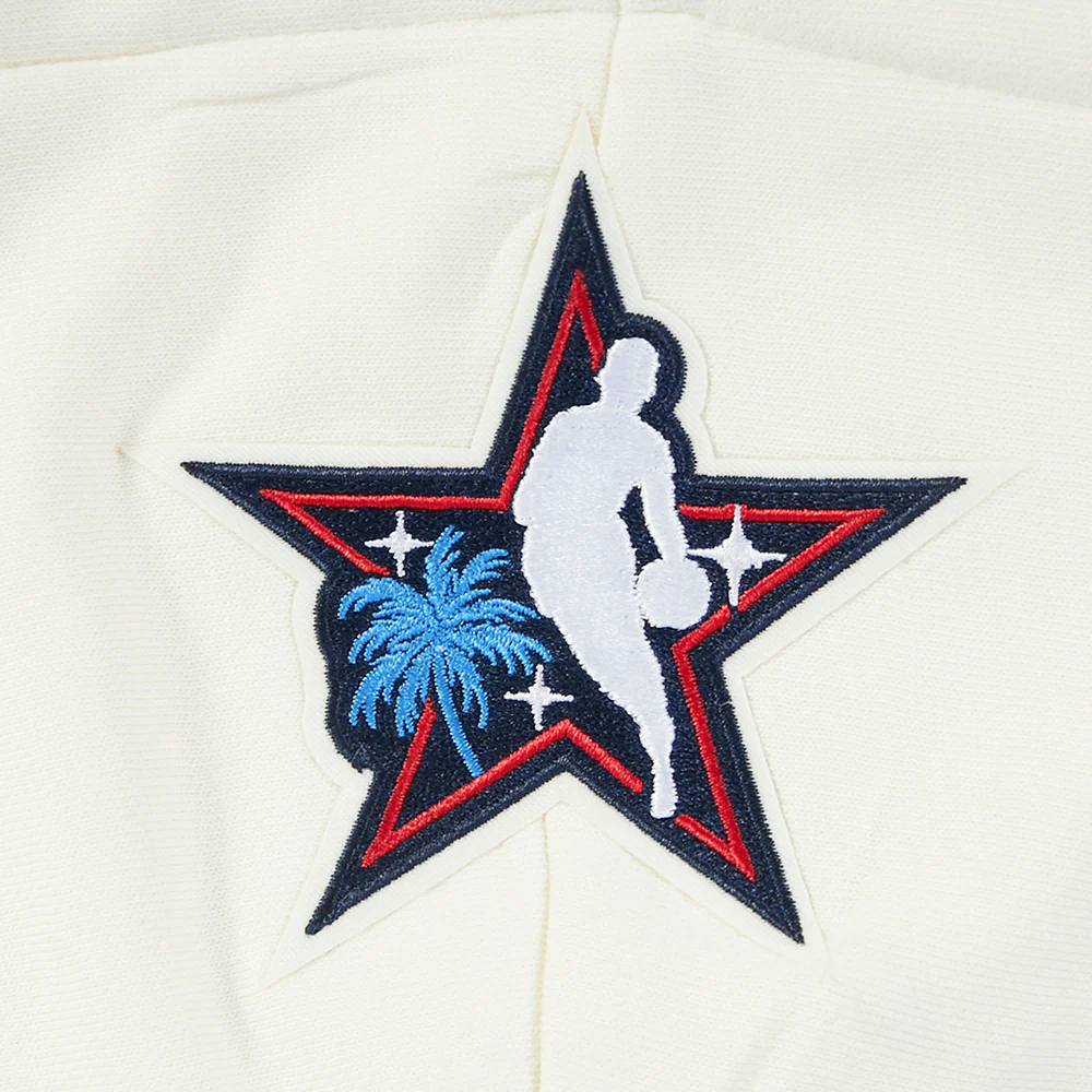 NBA ALL STAR 2026 WOMEN'S FLC CROPPED PO HOODIE (EGGSHELL) - Image 7