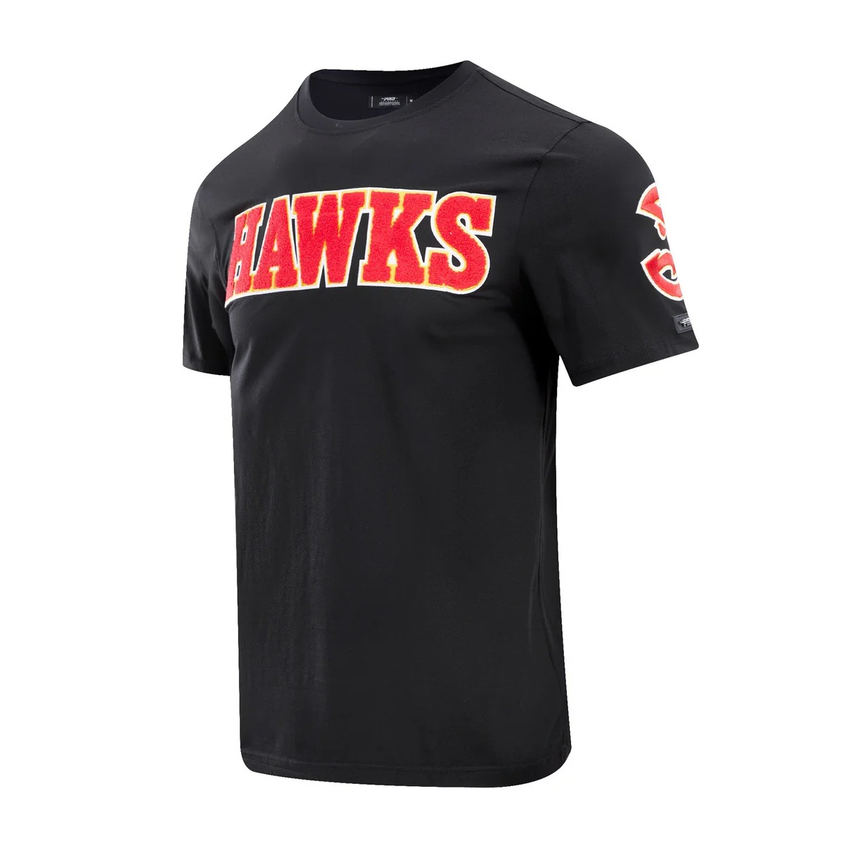 NBA ATLANTA HAWKS CLASSIC CHENILLE MEN'S TEE (BLACK) - Image 5