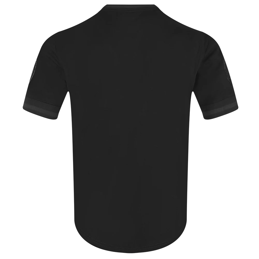 NBA ATLANTA HAWKS TRIPLE BLACK MEN'S TEE (TRIPLE BLACK) - Image 5