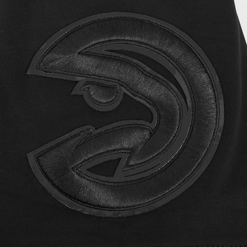 NBA ATLANTA HAWKS TRIPLE BLACK MEN'S TEE (TRIPLE BLACK) - Image 7