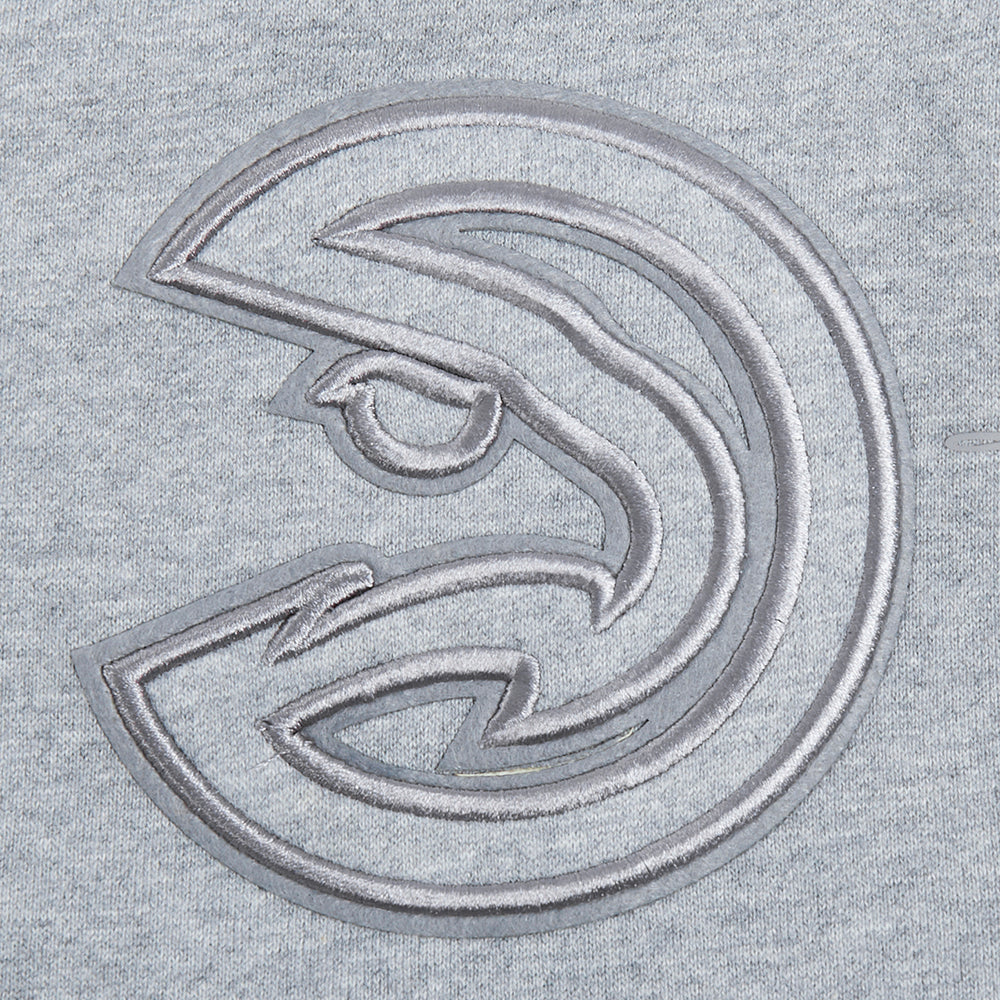 NBA ATLANTA HAWKS NEUTRAL MEN'S SHORT (DARK HEATHER GRAY) - Image 5