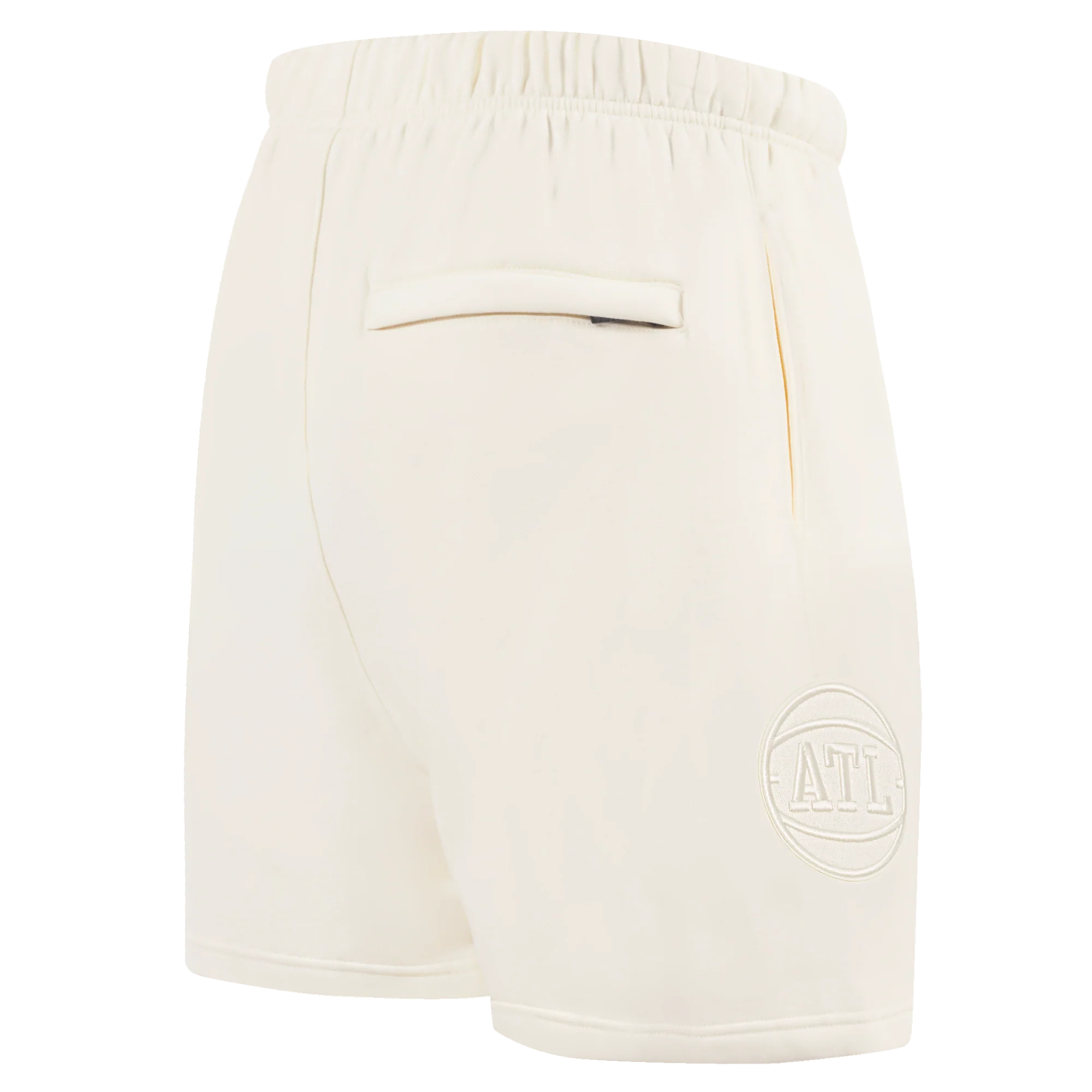 NBA ATLANTA HAWKS NEUTRAL MEN'S SHORT (EGGSHELL) - Image 4
