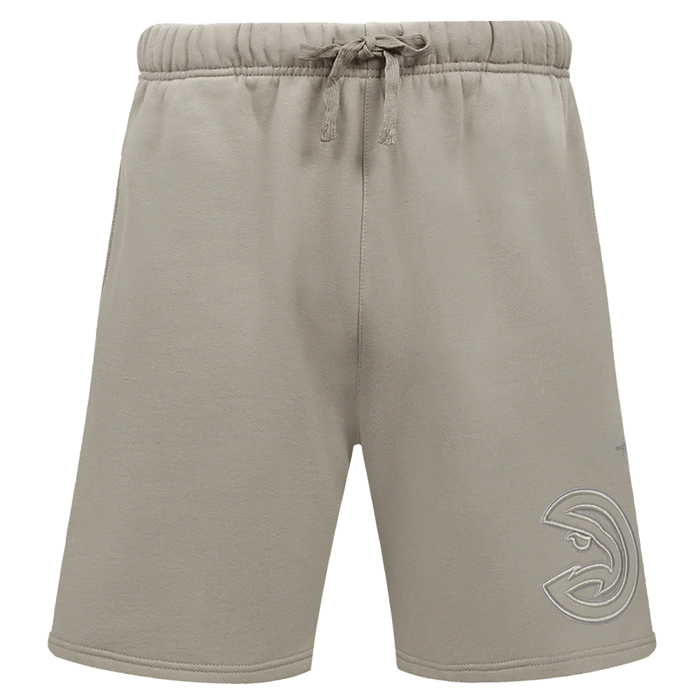 NBA ATLANTA HAWKS NEUTRAL MEN'S SHORT (TAUPE) - Image 2