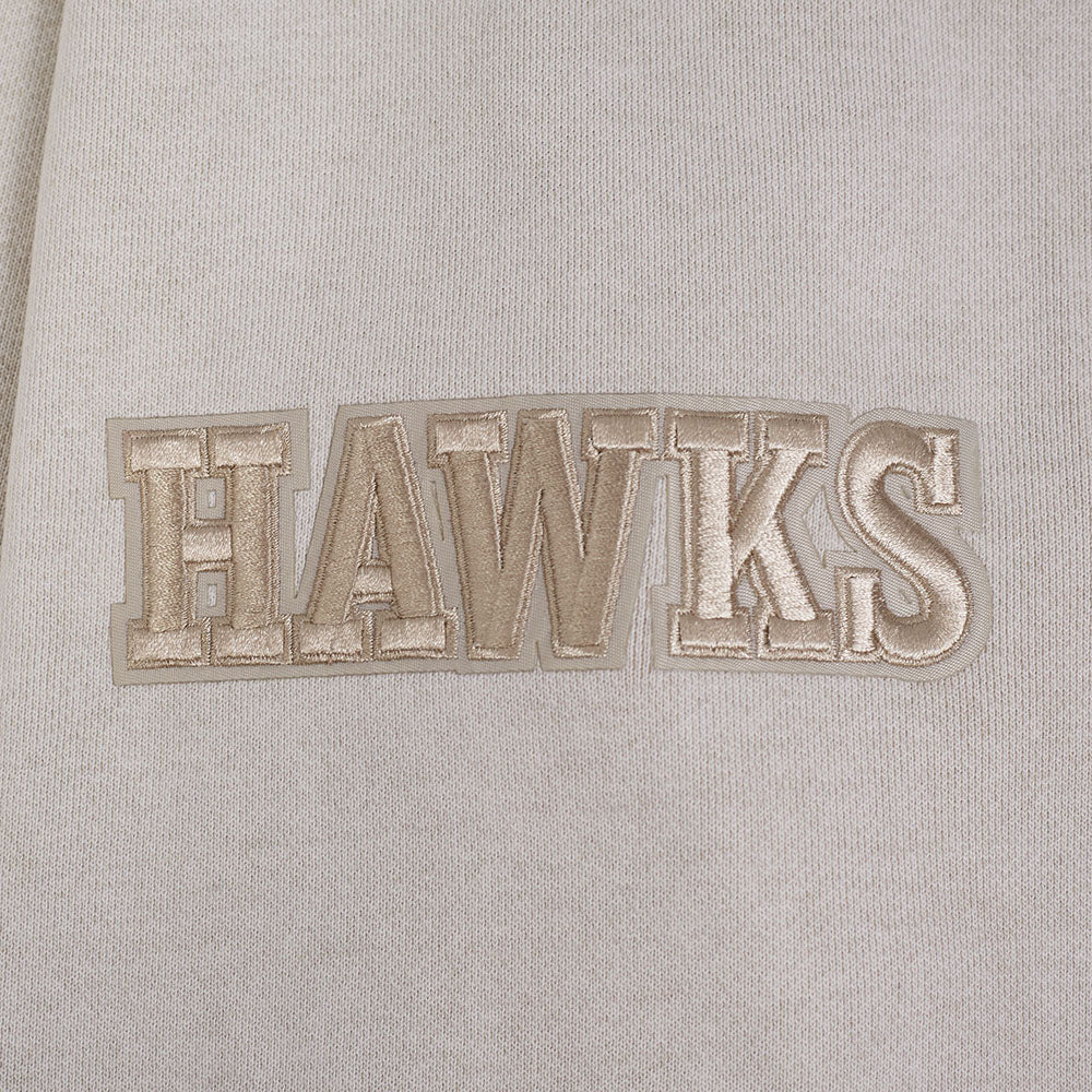 NBA ATLANTA HAWKS WASHED CLASSIC MEN'S ENZYME WASH DROP SHOULDER FT (WASHED WARM SLATE) - Image 5