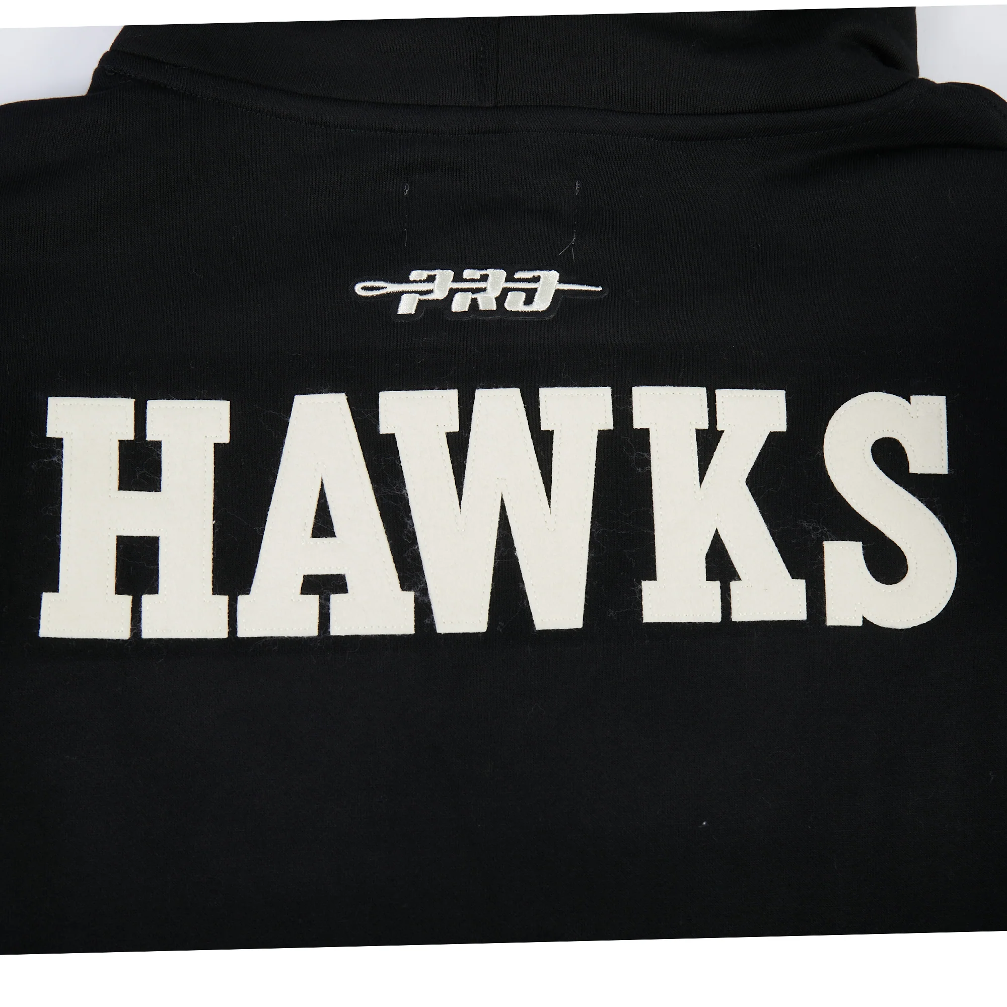 ATLANTA HAWKS MODERN ORIGINALS MEN'S FLC PO HOODIE (BLACK) - Image 7