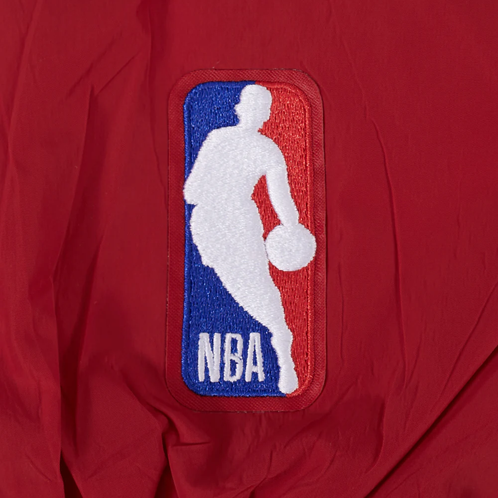 NBA ATLANTA HAWKS PRE GAME MEN'S JACKET (RED) - Image 8