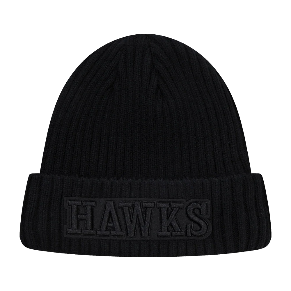 NBA ATLANTA HAWKS NEUTRAL BEANIE (BLACK) - Image 2