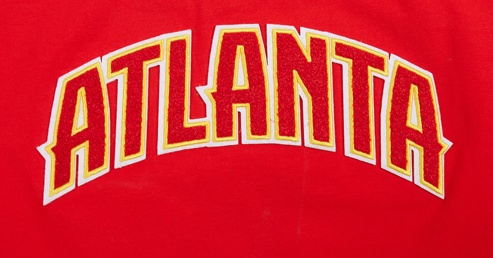 NBA ATLANTA HAWKS CLASSIC WOMEN'S BOXY TEE (RED) - Image 7