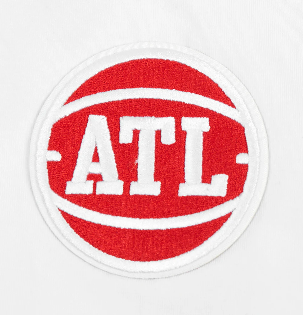 NBA ATLANTA HAWKS CLASSIC WOMEN'S BOXY TEE (WHITE) - Image 6