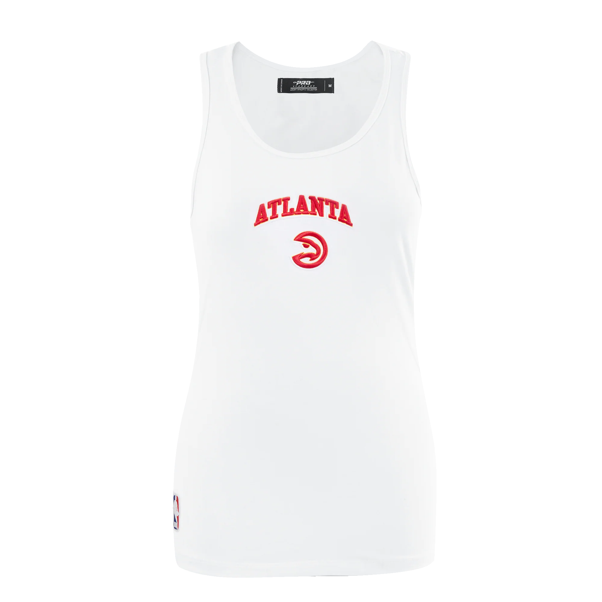 NBA ATLANTA HAWKS CLASSIC WOMEN'S RACERBACK (WHITE)