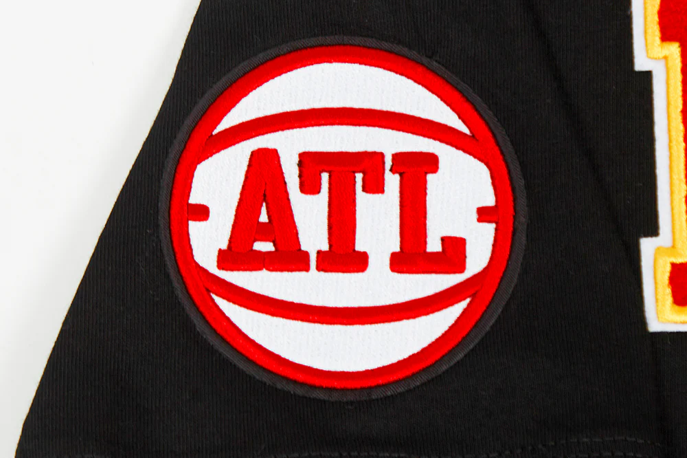 NBA ATLANTA HAWKS CLASSIC SINGLE JERSEY BIG BOYS SINGLE JERSEY TEE (BLACK) - Image 4