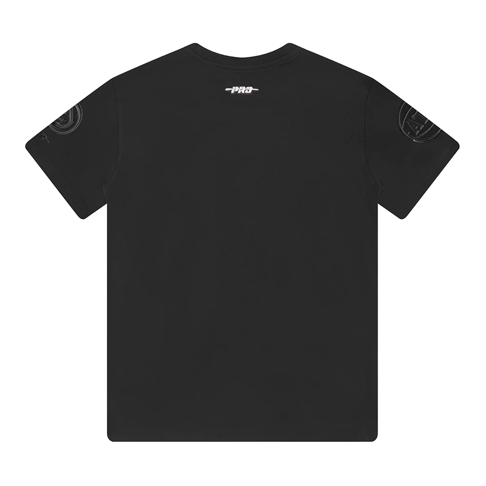 NBA ATLANTA HAWKS TRIPLE BLACK BIG BOYS SHORT SLEEVE TEE (BLACK) - Image 4