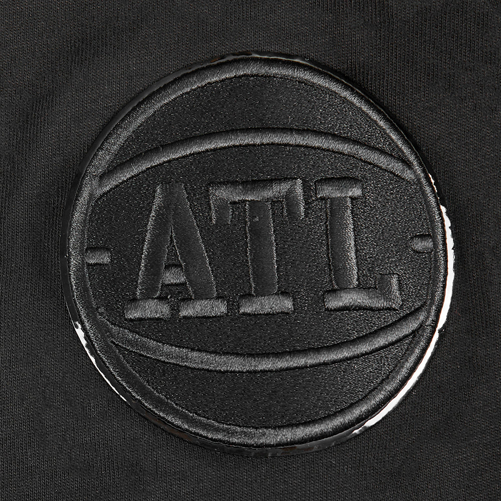 NBA ATLANTA HAWKS TRIPLE BLACK BIG BOYS SHORT SLEEVE TEE (BLACK) - Image 5