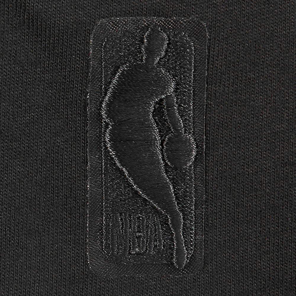 NBA ATLANTA HAWKS TRIPLE BLACK BIG BOYS SHORT SLEEVE TEE (BLACK) - Image 7