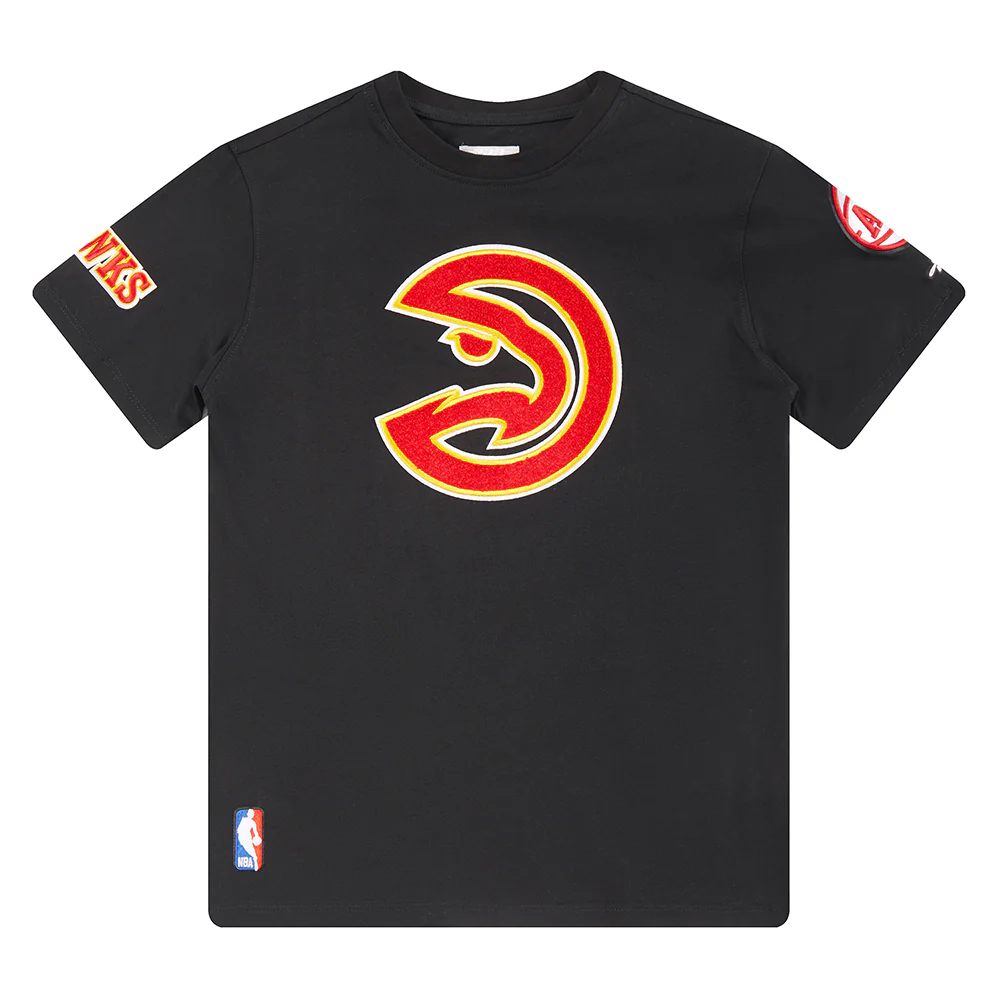 NBA ATLANTA HAWKS RETRO CLASSIC SINGLE JERSEY BIG BOYS SINGLE JERSEY TEE (BLACK)