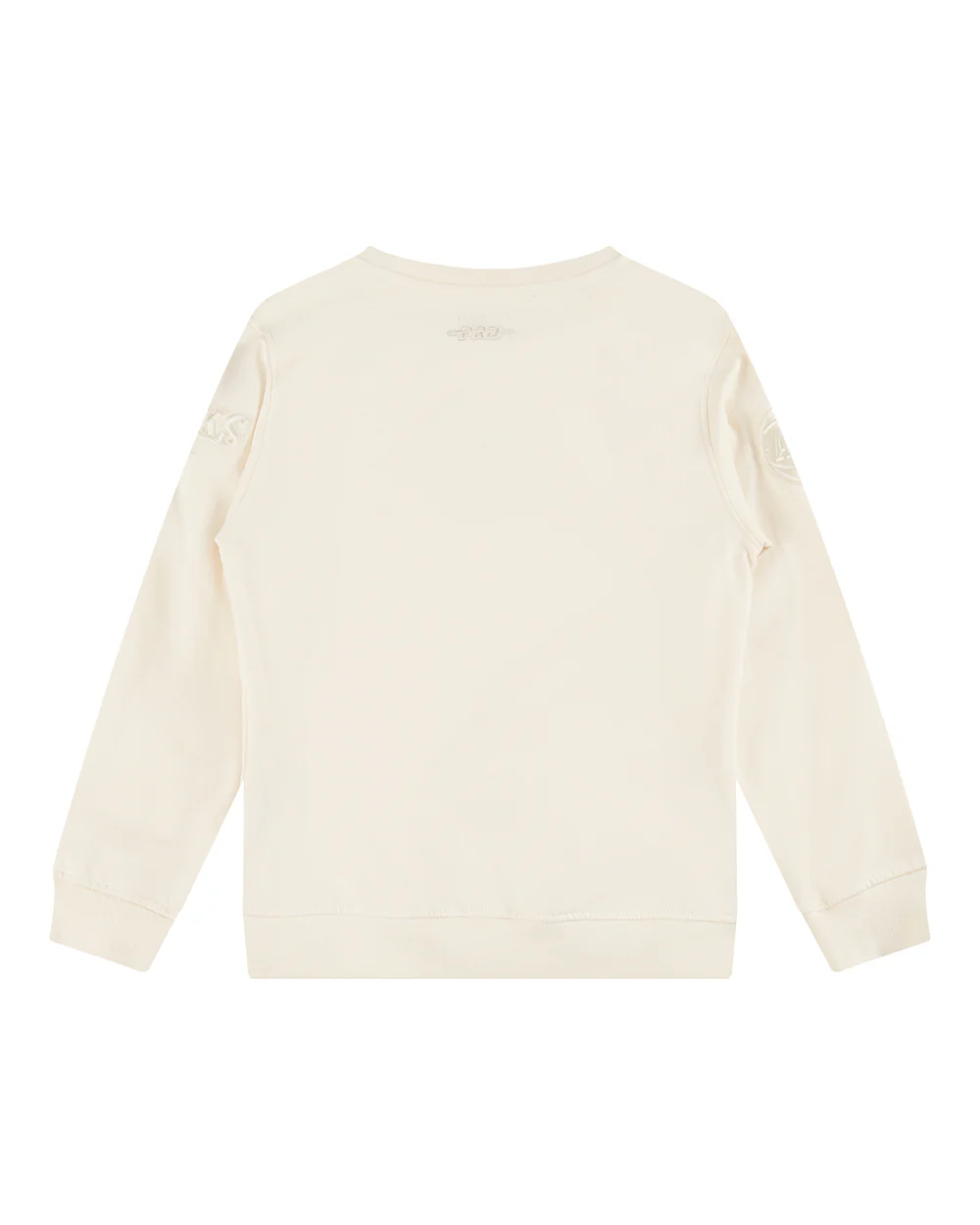 NBA ATLANTA HAWKS NEUTRAL BIG BOYS FLEECE CREWNECK (EGGSHELL) - Image 4