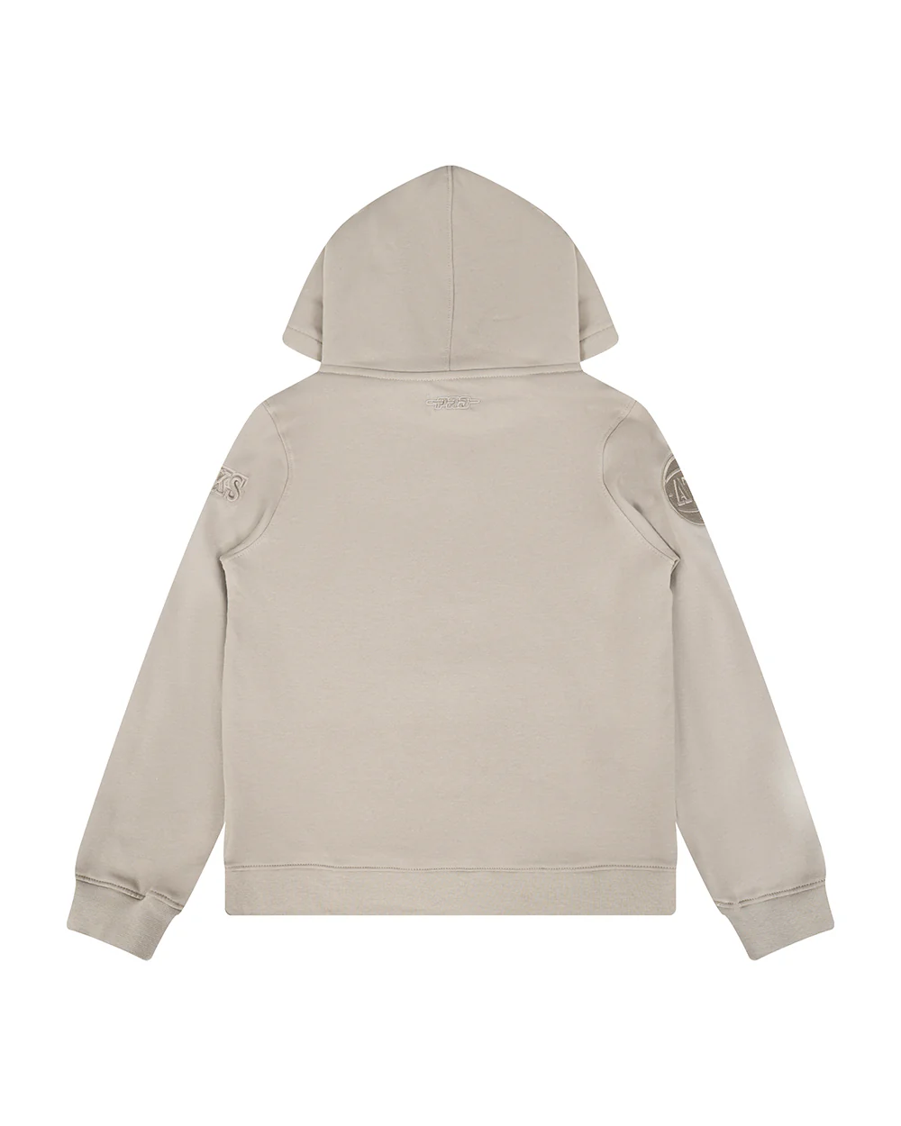 NBA ATLANTA HAWKS NEUTRAL BIG BOYS FLEECE PULLOVER HOODIE (TAUPE) - Image 2