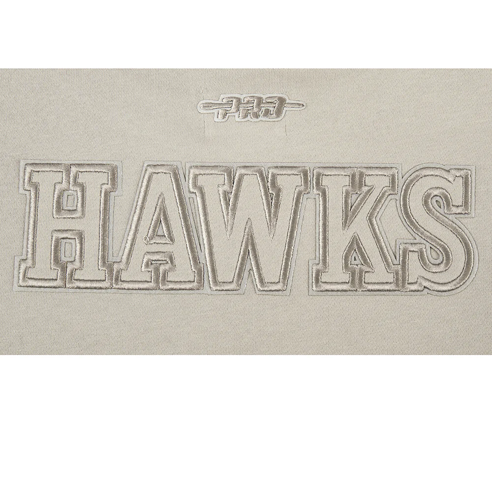 NBA ATLANTA HAWKS NEUTRAL BIG GIRLS SS BOXY TEE (TAUPE) - Image 6