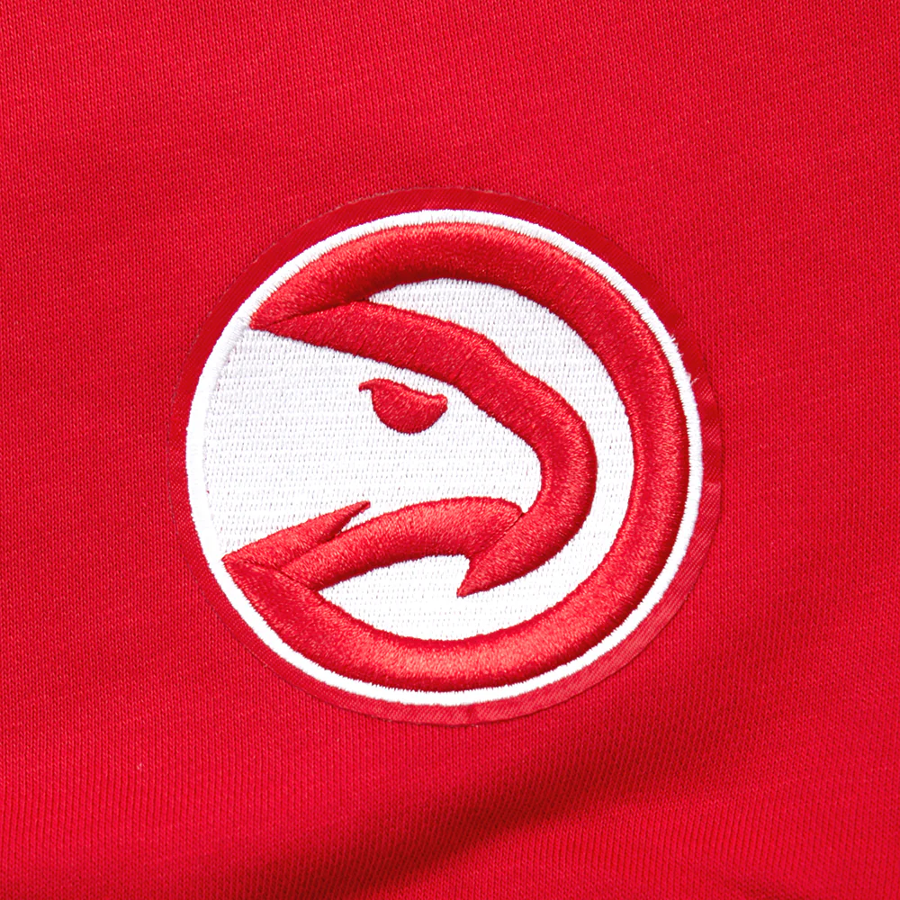 NBA ATLANTA HAWKS WINGSPAN WOMEN'S FLC CREWNECK (RED) - Image 12