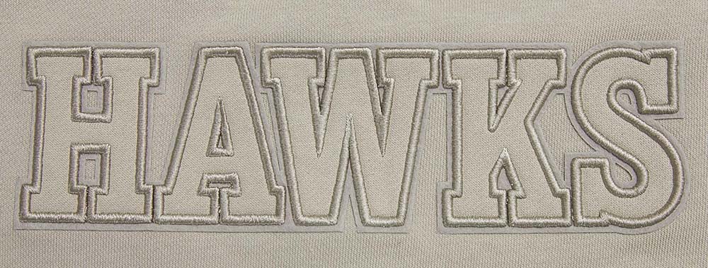 NBA ATLANTA HAWKS NEUTRAL WOMEN'S CREWNECK (TAUPE) - Image 7