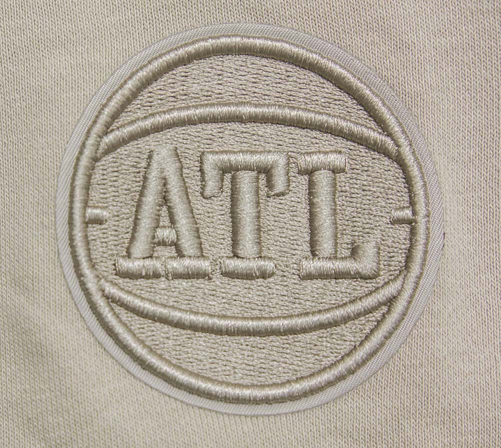 NBA ATLANTA HAWKS NEUTRAL WOMEN'S CREWNECK (TAUPE) - Image 8