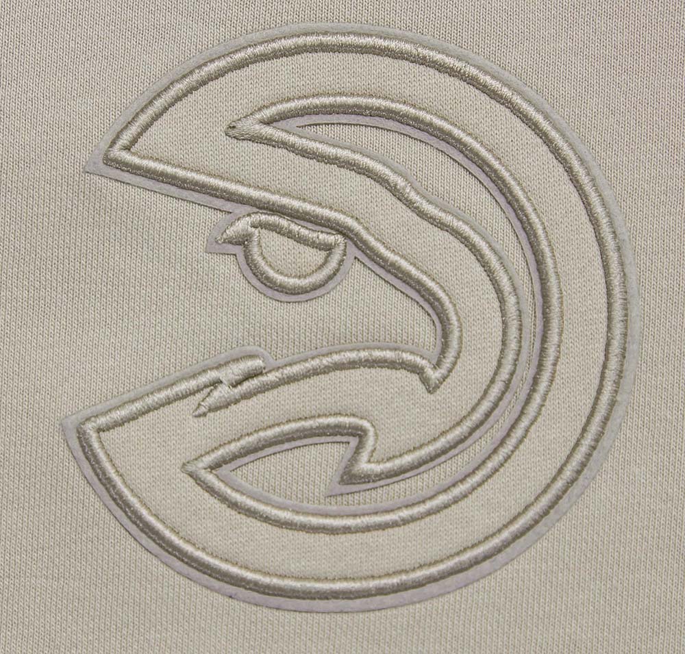 NBA ATLANTA HAWKS NEUTRAL WOMEN'S CREWNECK (TAUPE) - Image 9