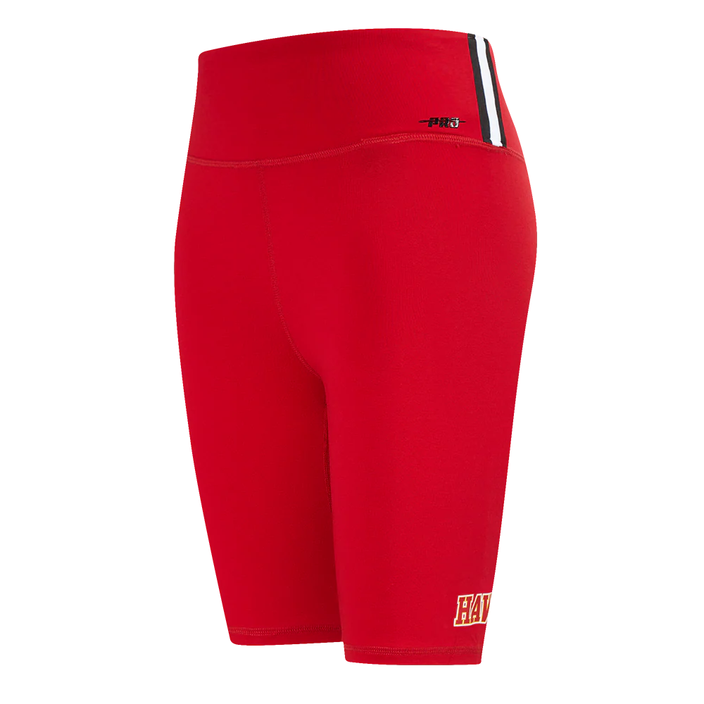 NBA ATLANTA HAWKS CLASSIC WOMEN'S COTTON BIKE SHORT (RED)