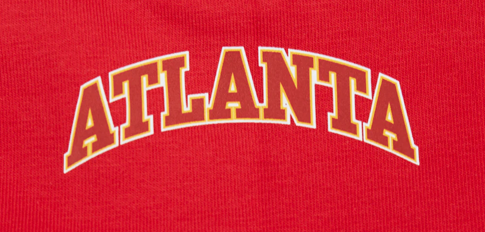 NBA ATLANTA HAWKS CLASSIC WOMEN'S COTTON BIKE SHORT (RED) - Image 6