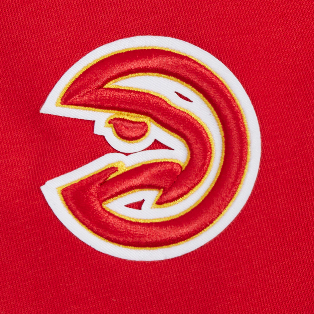 NBA ATLANTA HAWKS CLASSIC WOMEN'S COTTON BIKE SHORT (RED) - Image 7