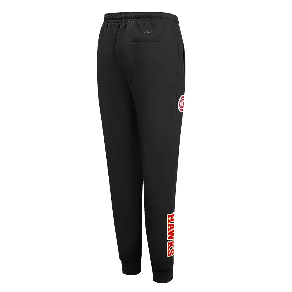 NBA ATLANTA HAWKS CLASSIC WOMEN'S SWEATPANT (BLACK) - Image 3