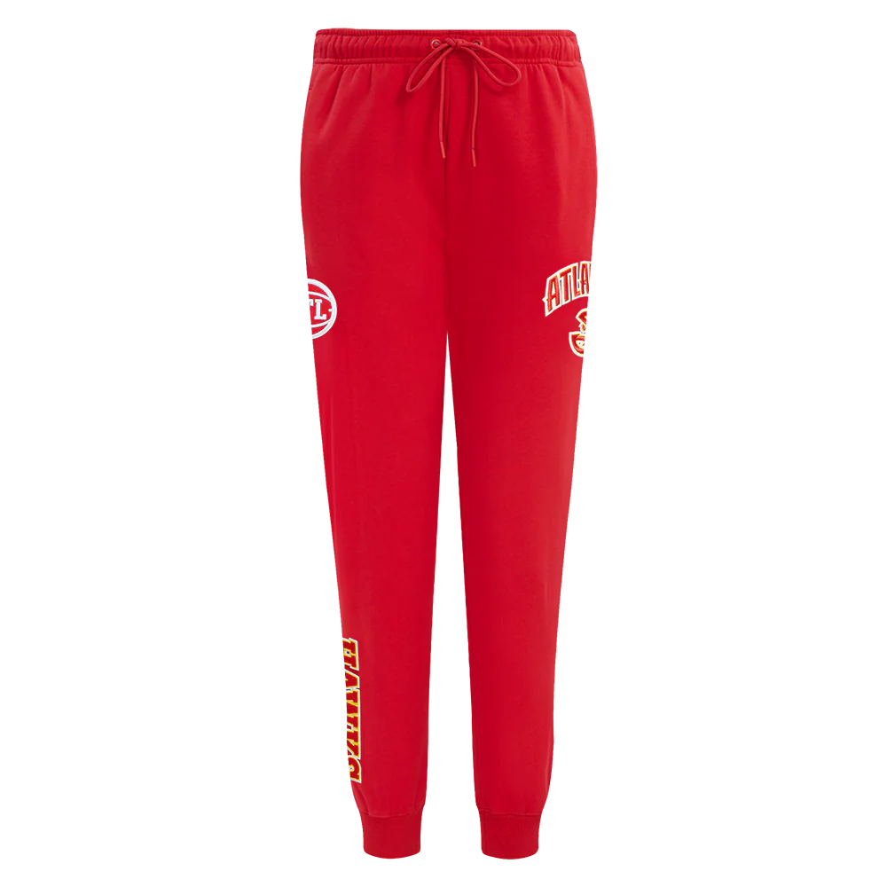 NBA ATLANTA HAWKS CLASSIC WOMEN'S SWEATPANT (RED) - Image 2