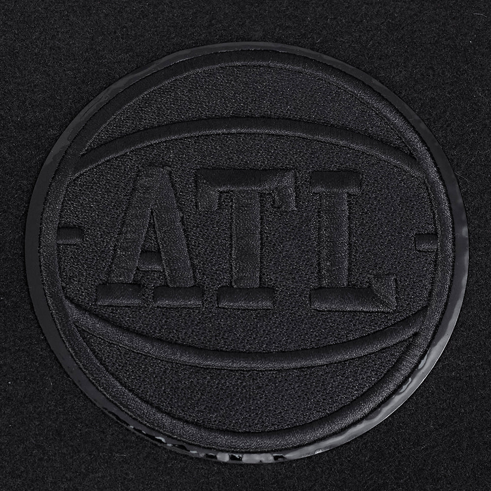 NBA ATLANTA HAWKS TRIPLE BLACK WOMEN'S WOOL VARSITY JACKET (TRIPLE BLACK WOMEN'S) - Image 7