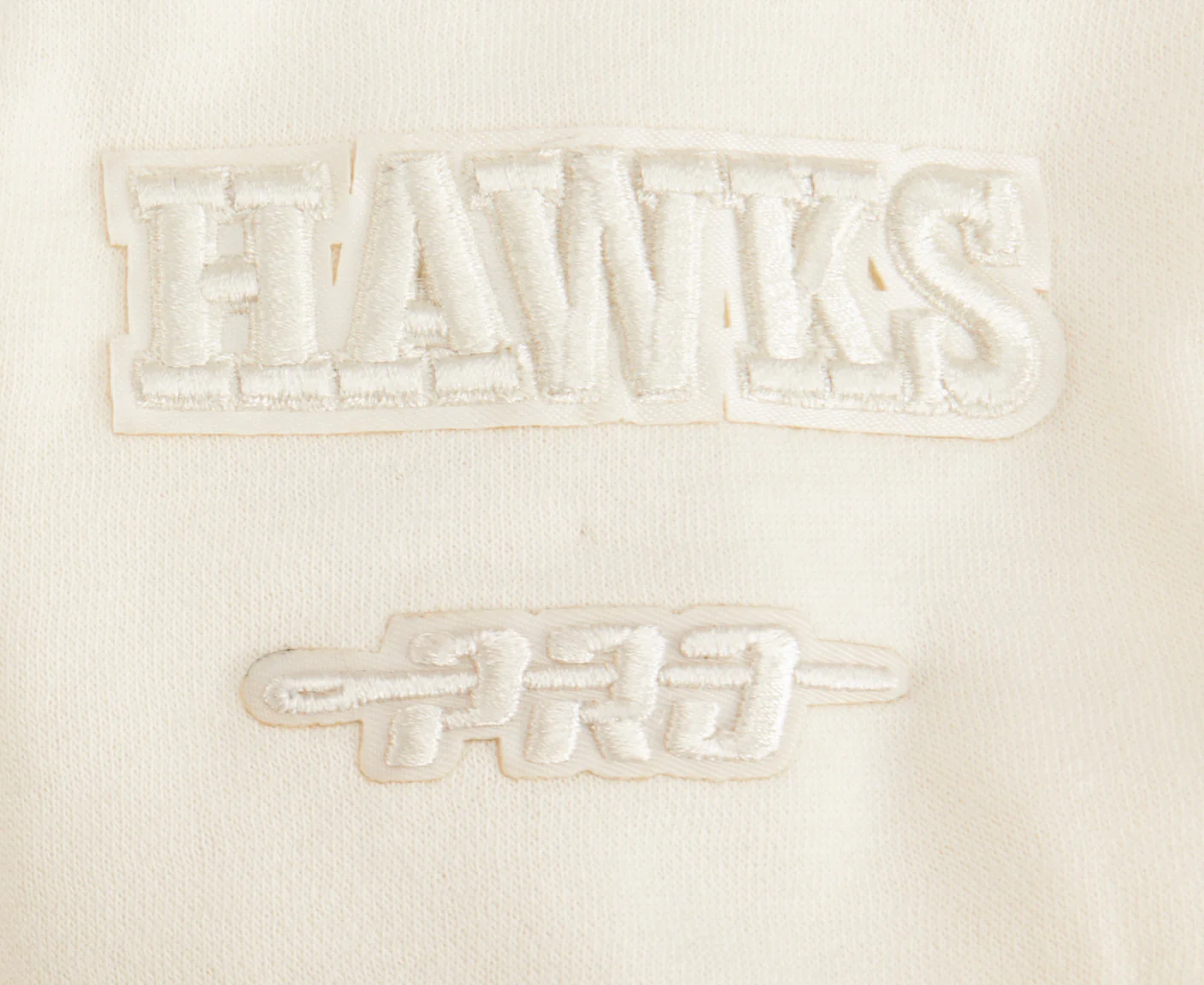 NBA ATLANTA HAWKS NEUTRAL LITTLE BOYS FLEECE CREWNECK (EGGSHELL) - Image 7