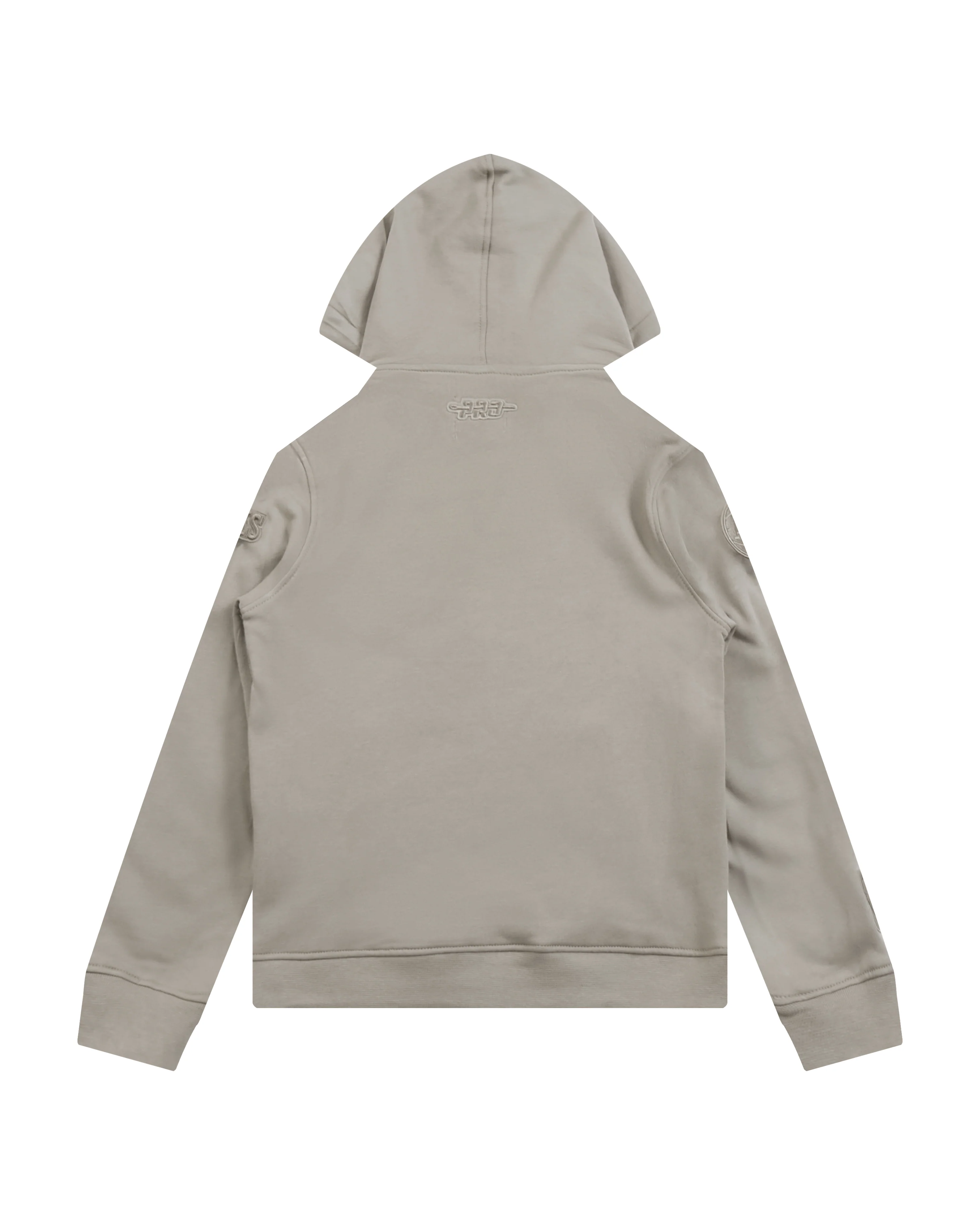 NBA ATLANTA HAWKS NEUTRAL LITTLE BOYS FLEECE PULLOVER HOODIE (TAUPE) - Image 4